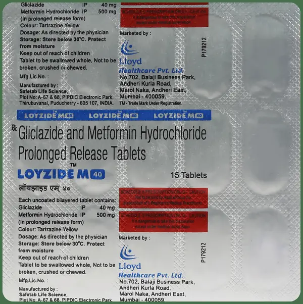 Loyzide M 40mg/500mg Tablet