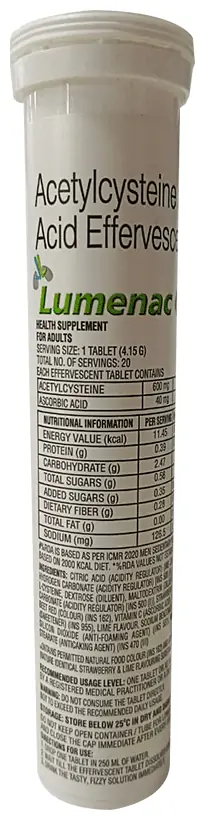 Lumenac C Effervescent Tablet Strawberry