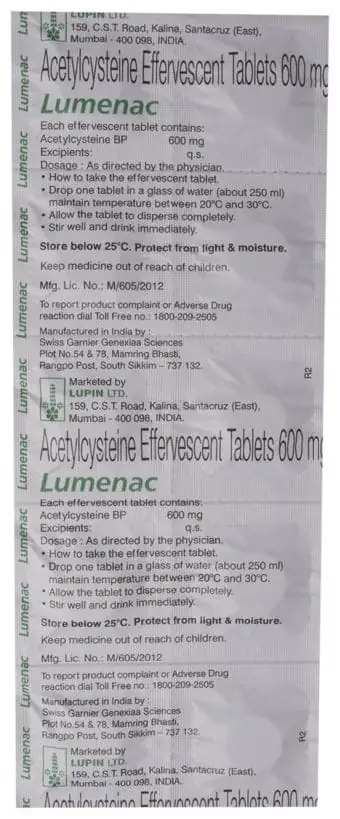 Lumenac Effervescent Tablet Orange
