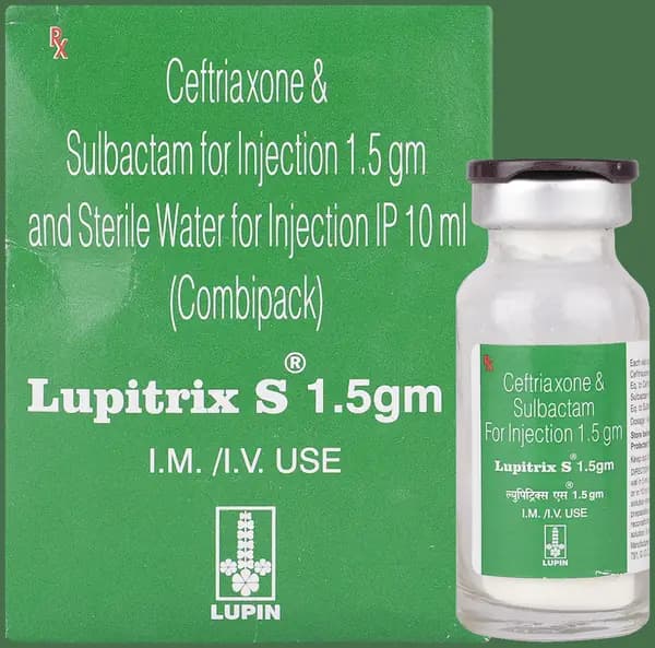 Lupitrix S 1000mg/500mg Injection
