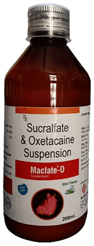 Macfate-O Oral Suspension Mint Sugar Free