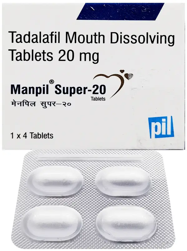 Manpil Super 20mg Tablet MD