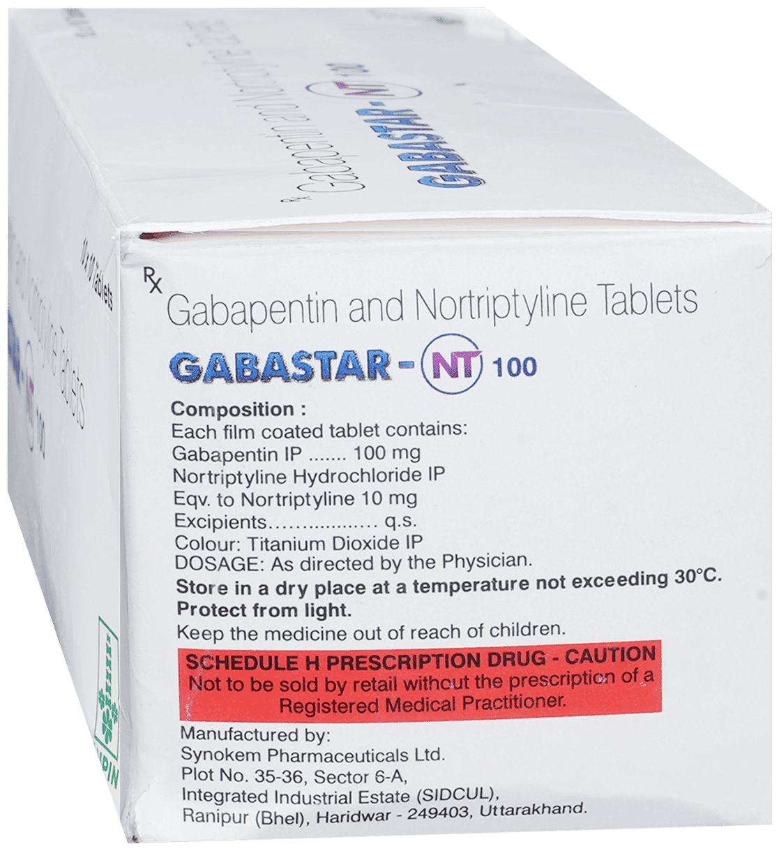Gabastar NT 100mg/10mg Tablet