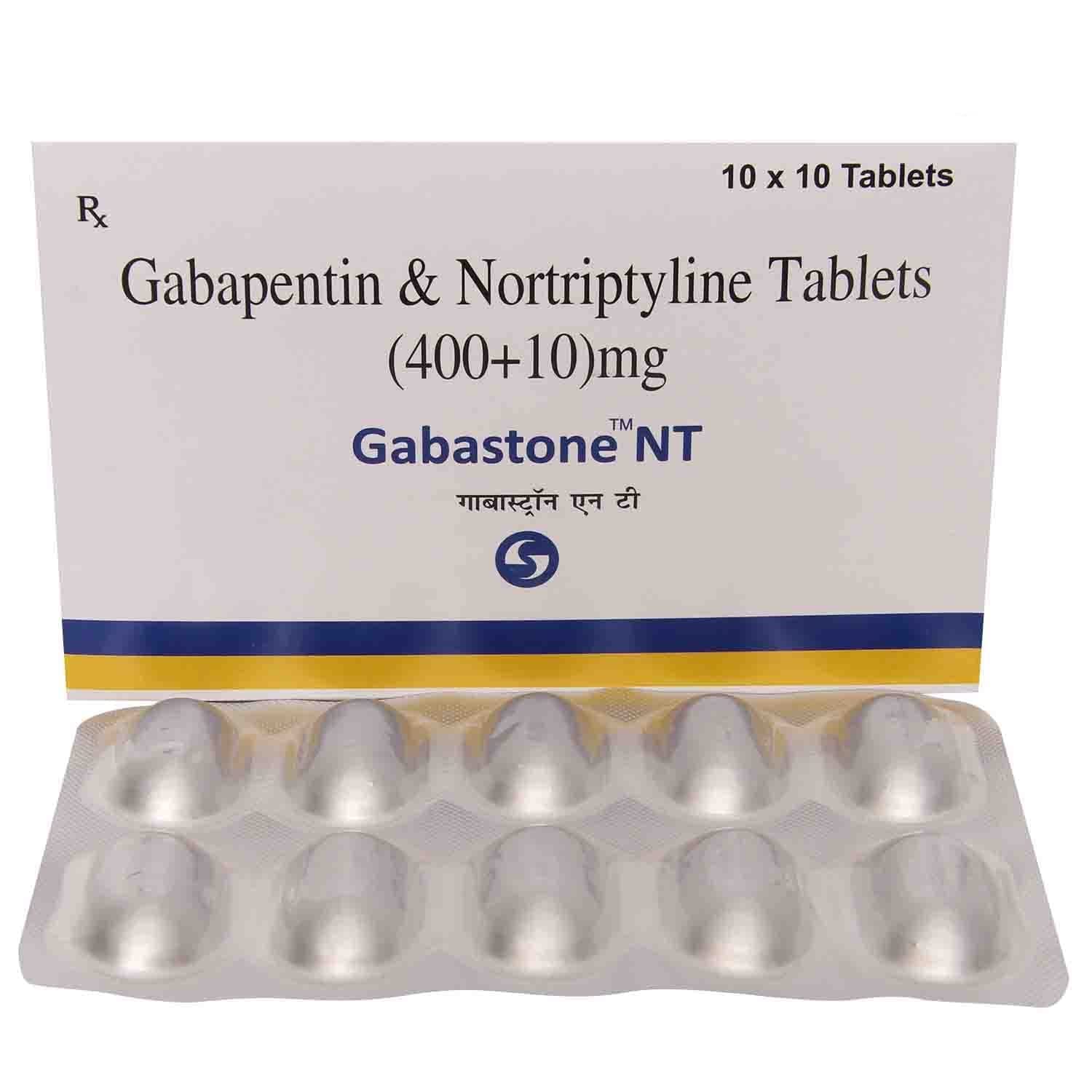 Gabastone NT 400mg/10mg Tablet