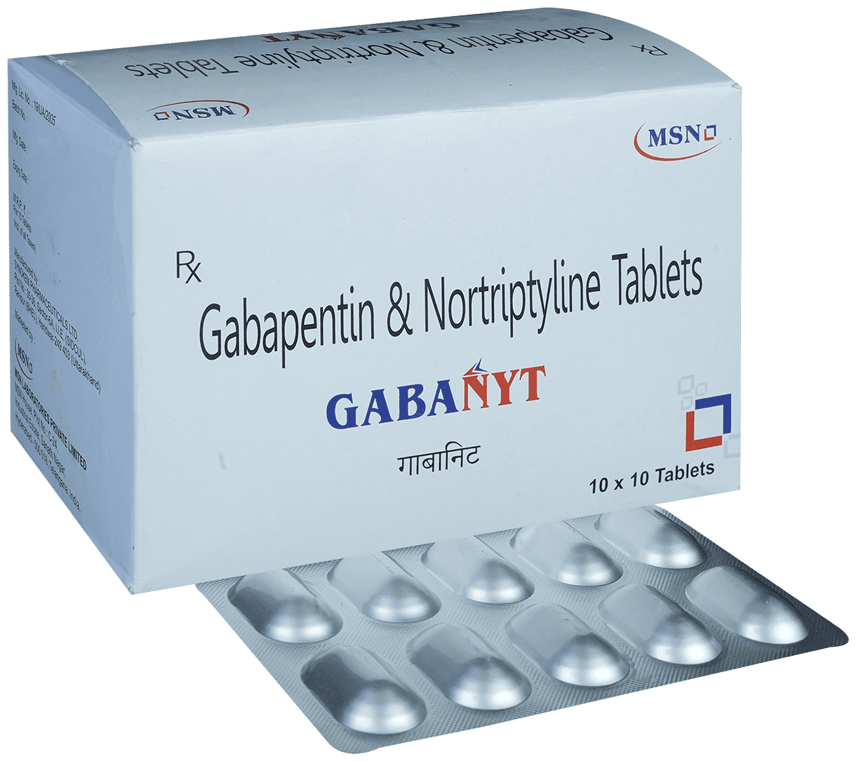 Gabanyt 400mg/10mg Tablet