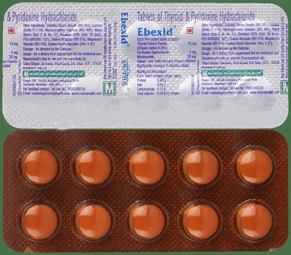 Ebexid 20mg/15mg/2mg Tablet