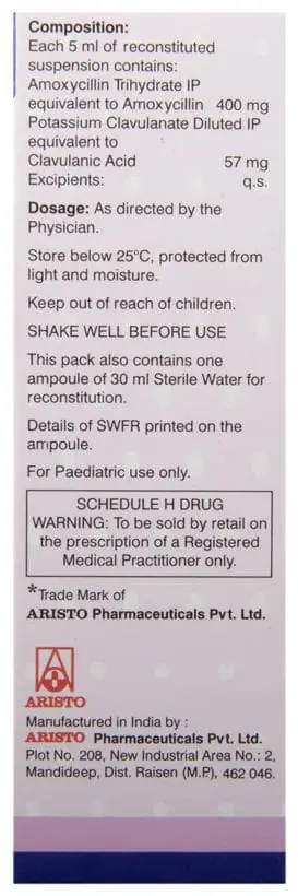 Mega-CV Forte 457mg Dry Syrup