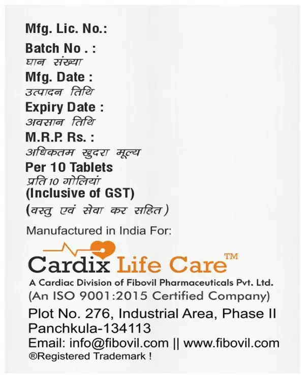 Mexfib G Forte 3mg/1000mg Tablet SR