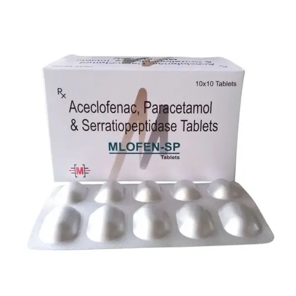 Mlofen SP 100mg/325mg/15mg Tablet