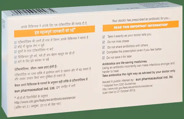 Mox CV 400mg/57mg Tablet DT