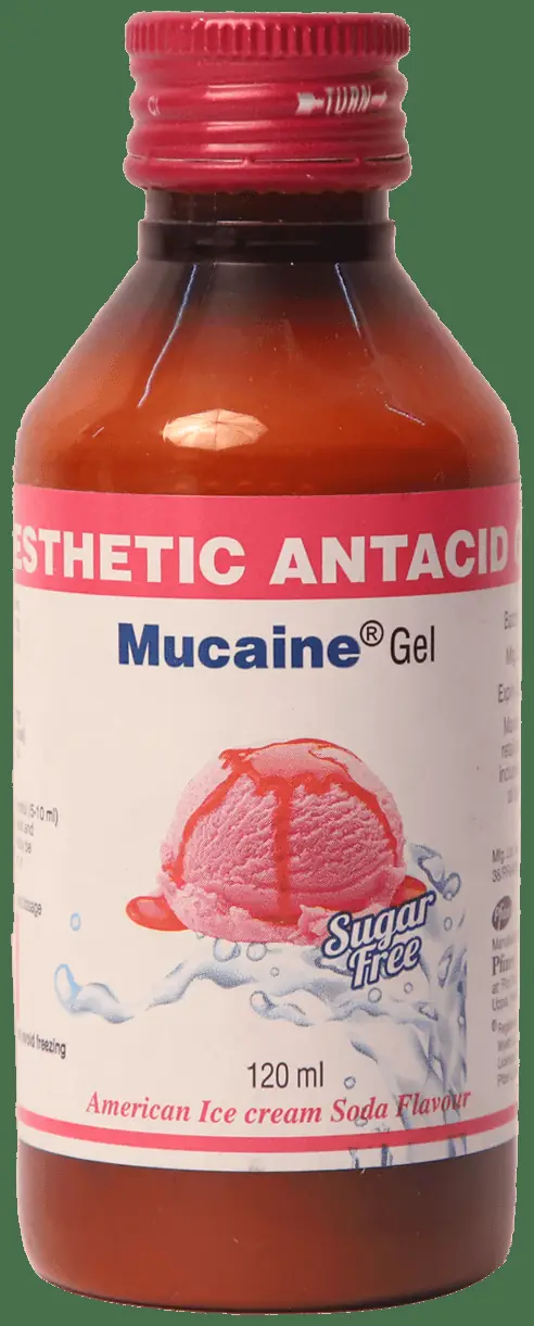 Mucaine Gel American Ice Cream Sugar Free