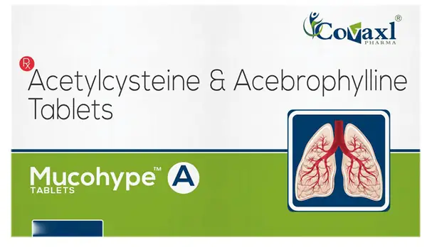 Mucohype A 100mg/600mg Tablet