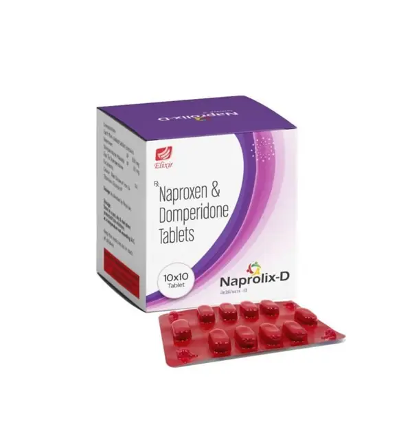 Naprolix D 500mg/10mg Tablet