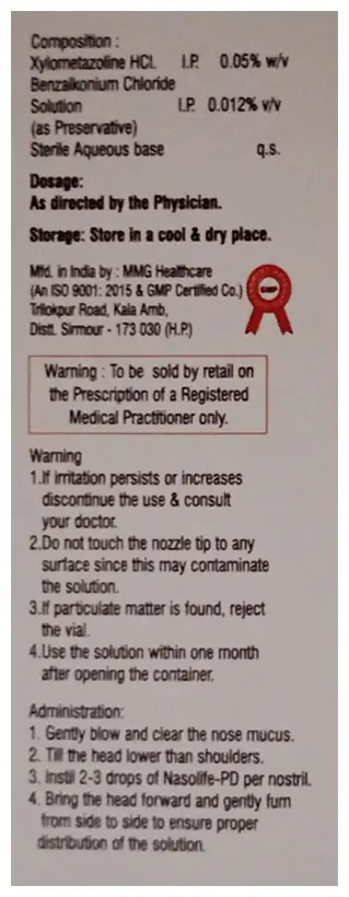 Nasolife-PD Nasal Drops