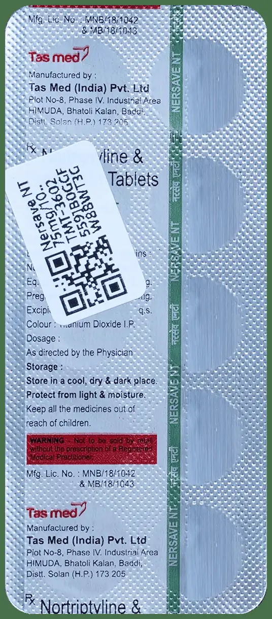 Nersave NT 75mg/10mg Tablet