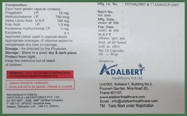 Nervrelief Tablet SR