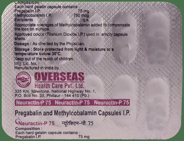 Neuractin-P 75 Capsule