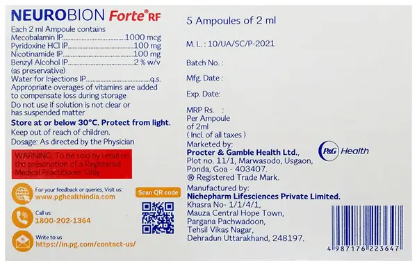 Neurobion RF Forte Injection