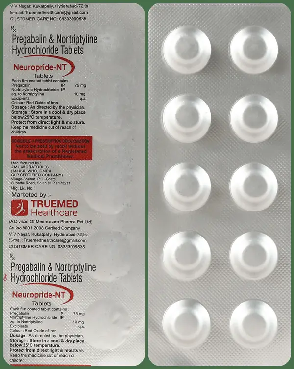 Neuropride NT 75mg/10mg Tablet