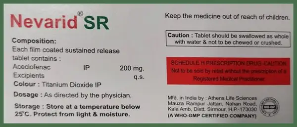 Nevarid SR Tablet