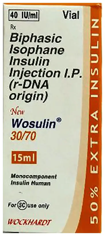 New Wosulin 30/70 Injection