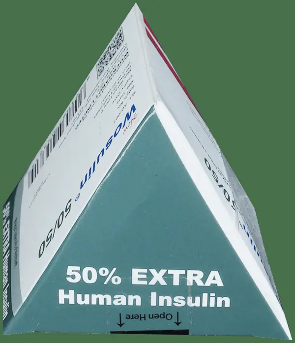 New Wosulin 50/50 100IU/ml Injection 3ml