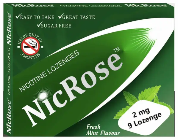 Nicrose Lozenges Fresh Mint Sugar Free