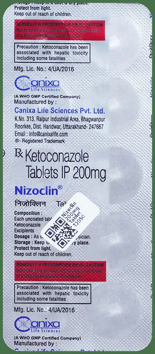 Nizoclin 200mg Tablet