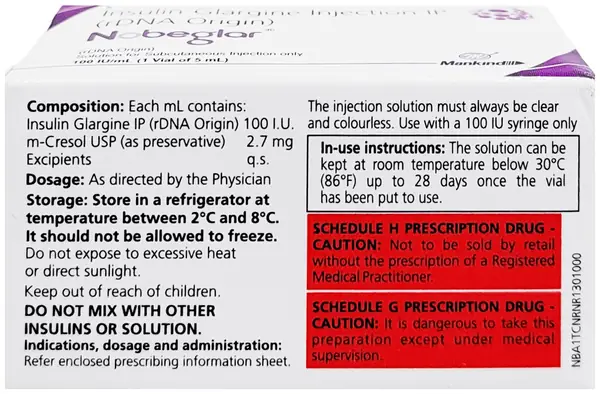 Nobeglar Solution for Injection