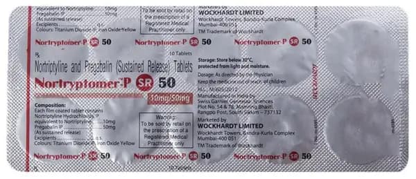 Nortryptomer-P SR 50 Tablet