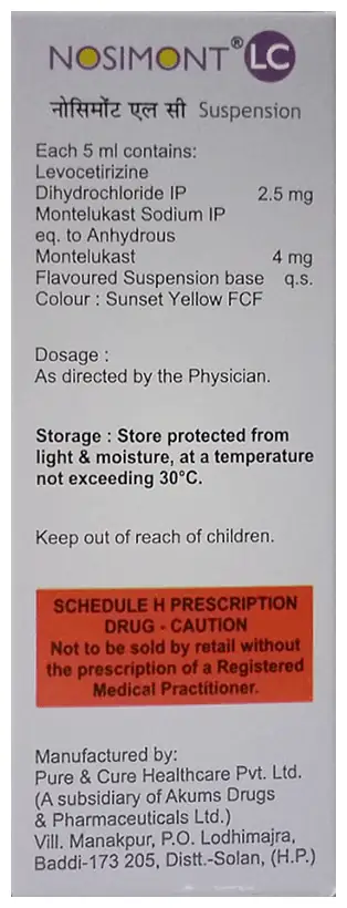 Nosimont LC Oral Suspension