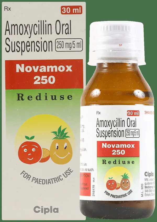 Novamox 250 Rediuse Oral Suspension