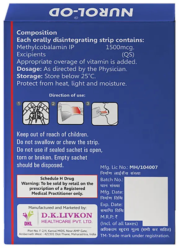Nurol-OD Disintegrating Strip Sugar Free