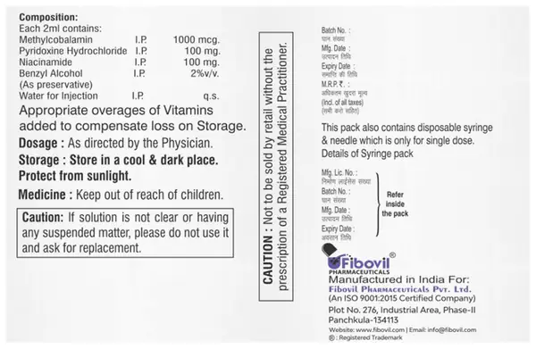 Nurovil Forte Injection