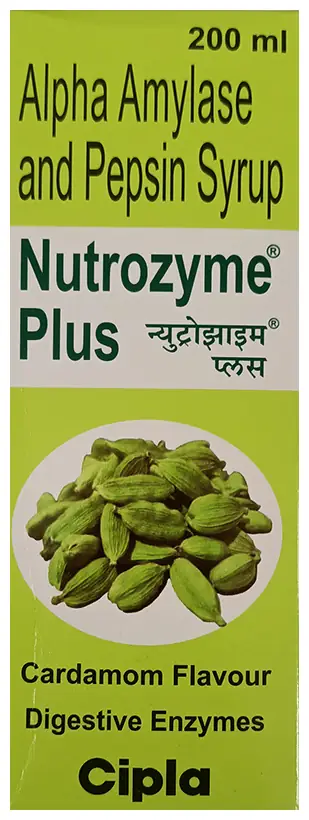 Nutrozyme Plus Syrup Cardamom
