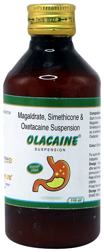 Olacaine Oral Suspension Sugar Free