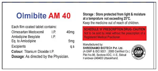 Olmibite AM 40 Tablet
