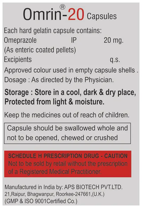 Omrin 20 Capsule