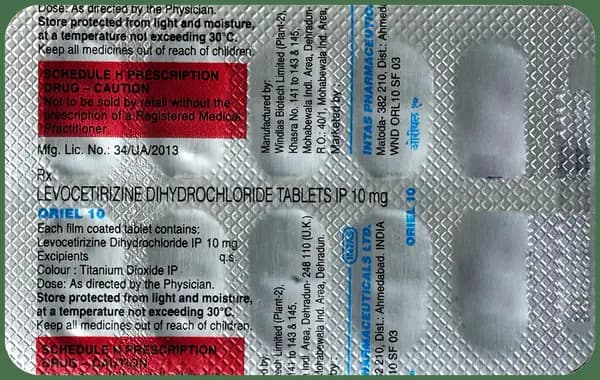 Oriel 10 Tablet