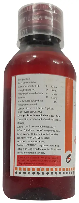 Oritus D Syrup New Improved