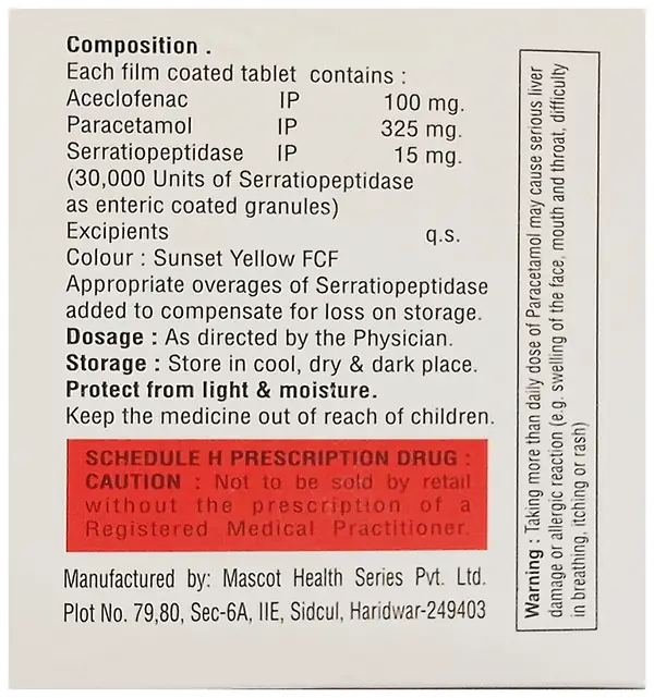 Waygesic SP Tablet
