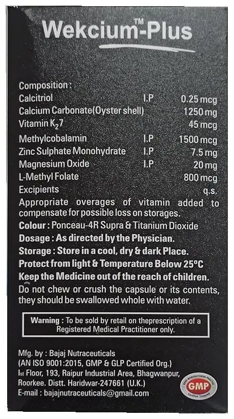 Wekcium-Plus Soft Gel Capsule