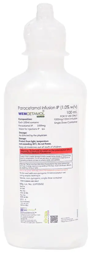 Wemcetamol Infusion