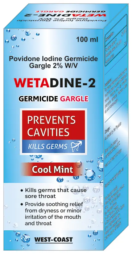 Wetadine 2 Germicide Gargle
