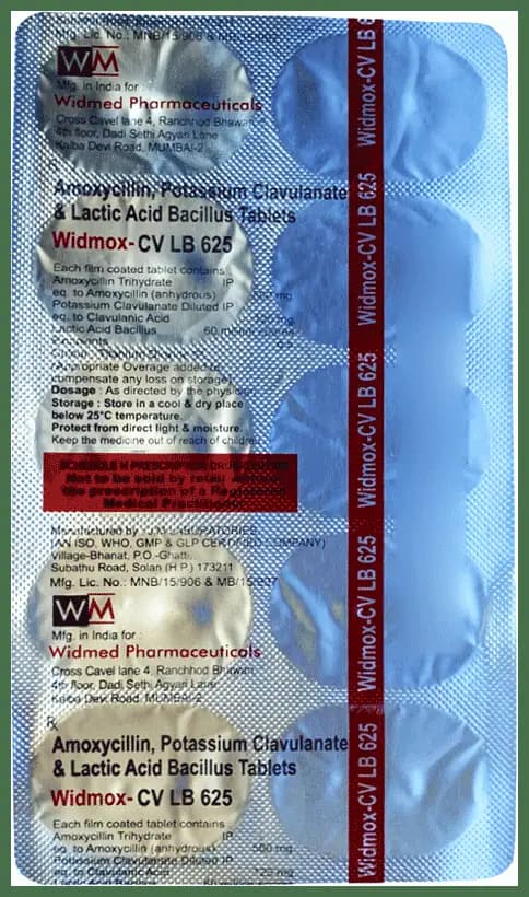 Widmox-CV LB Tablet