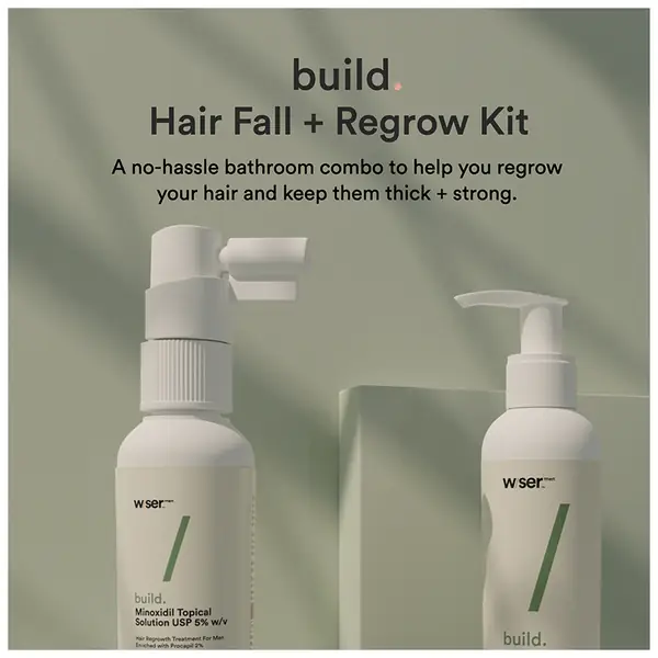 Wiser Build Hair Fall + Regrow Kit
