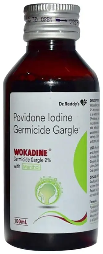 Wokadine Germicide Gargle 2%w/v with Menthol