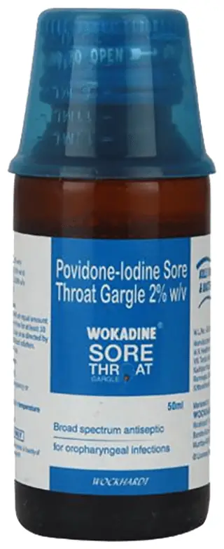 Wokadine Sore Throat Gargle