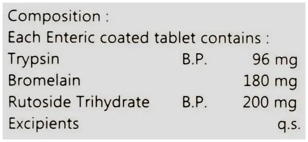 Wozyme DS 180mg/96mg/200mg Tablet