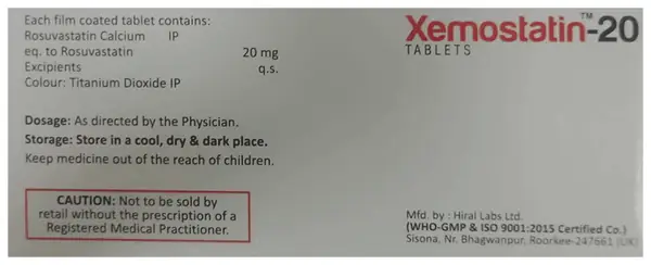 Xemostatin 20 Tablet
